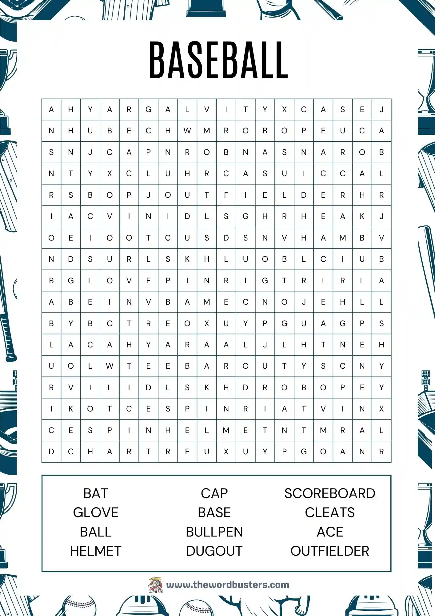 baseball word search printable pdf baseball word search printable pdf