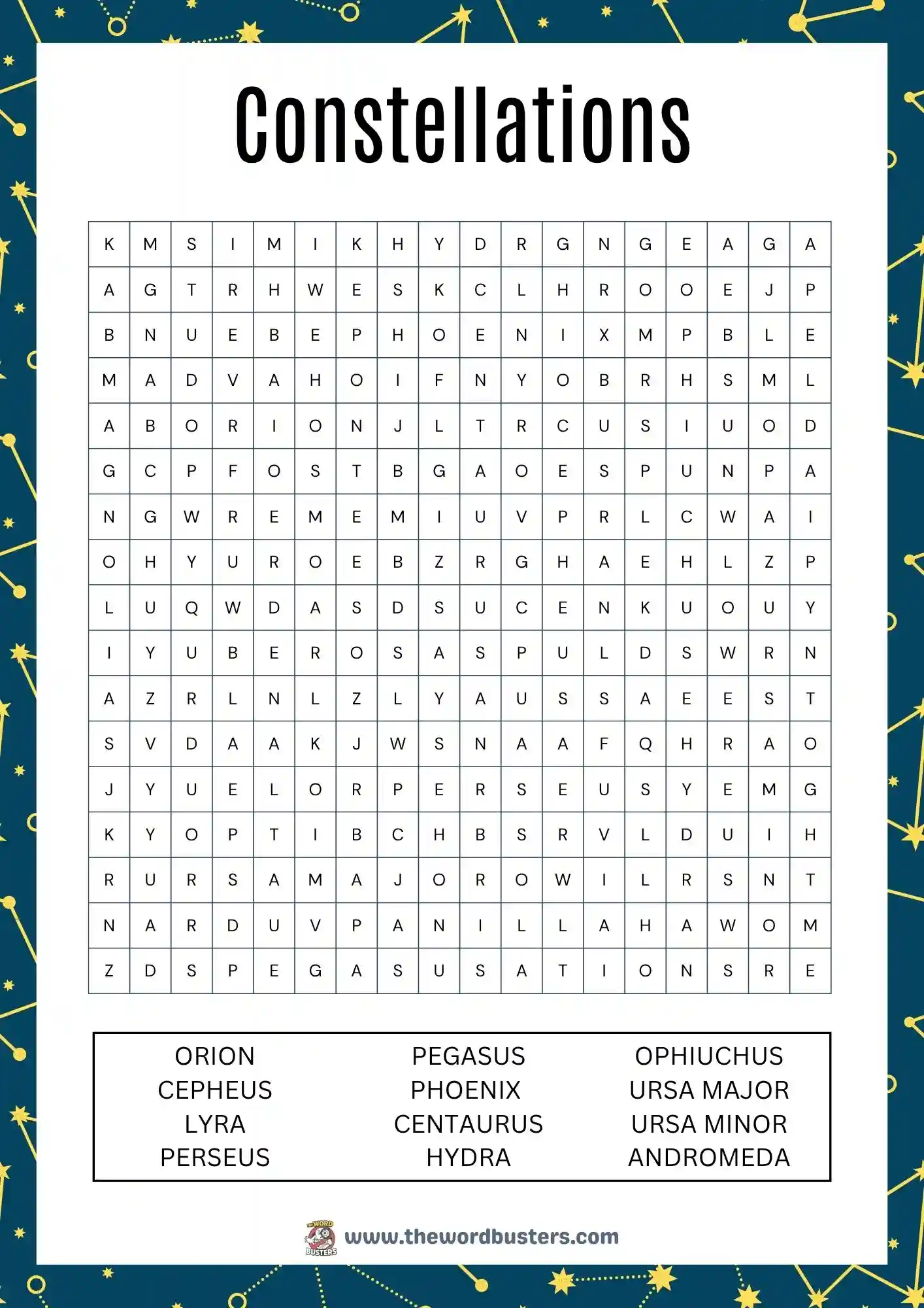 animals colorize word search printable