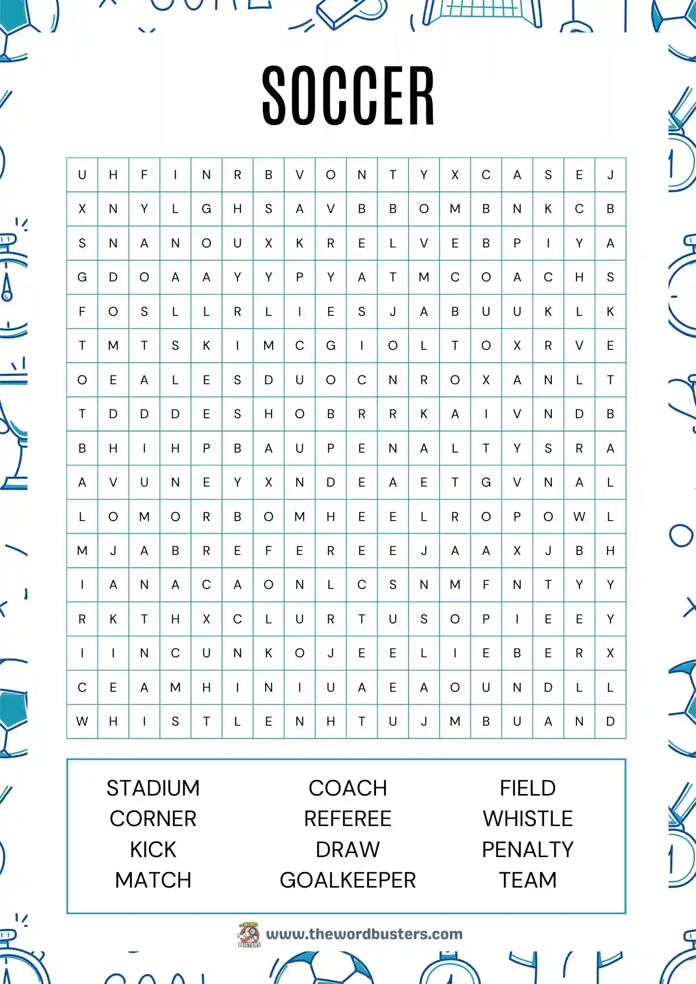 soccer word search game printable pdf soccer word search game printable pdf