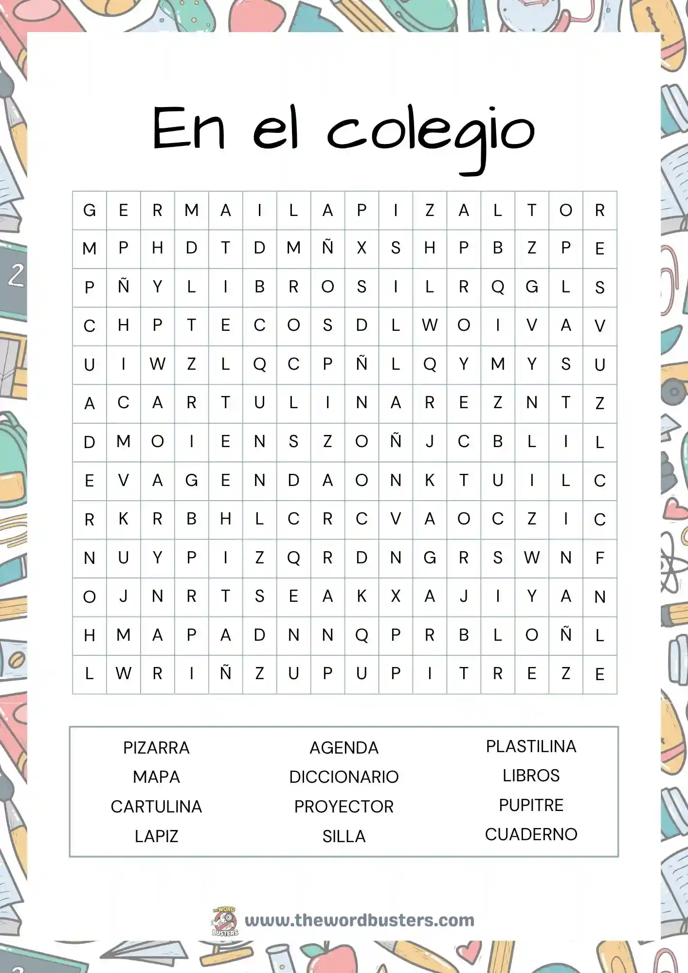 free printable spanish word searches free printable spanish word searches
