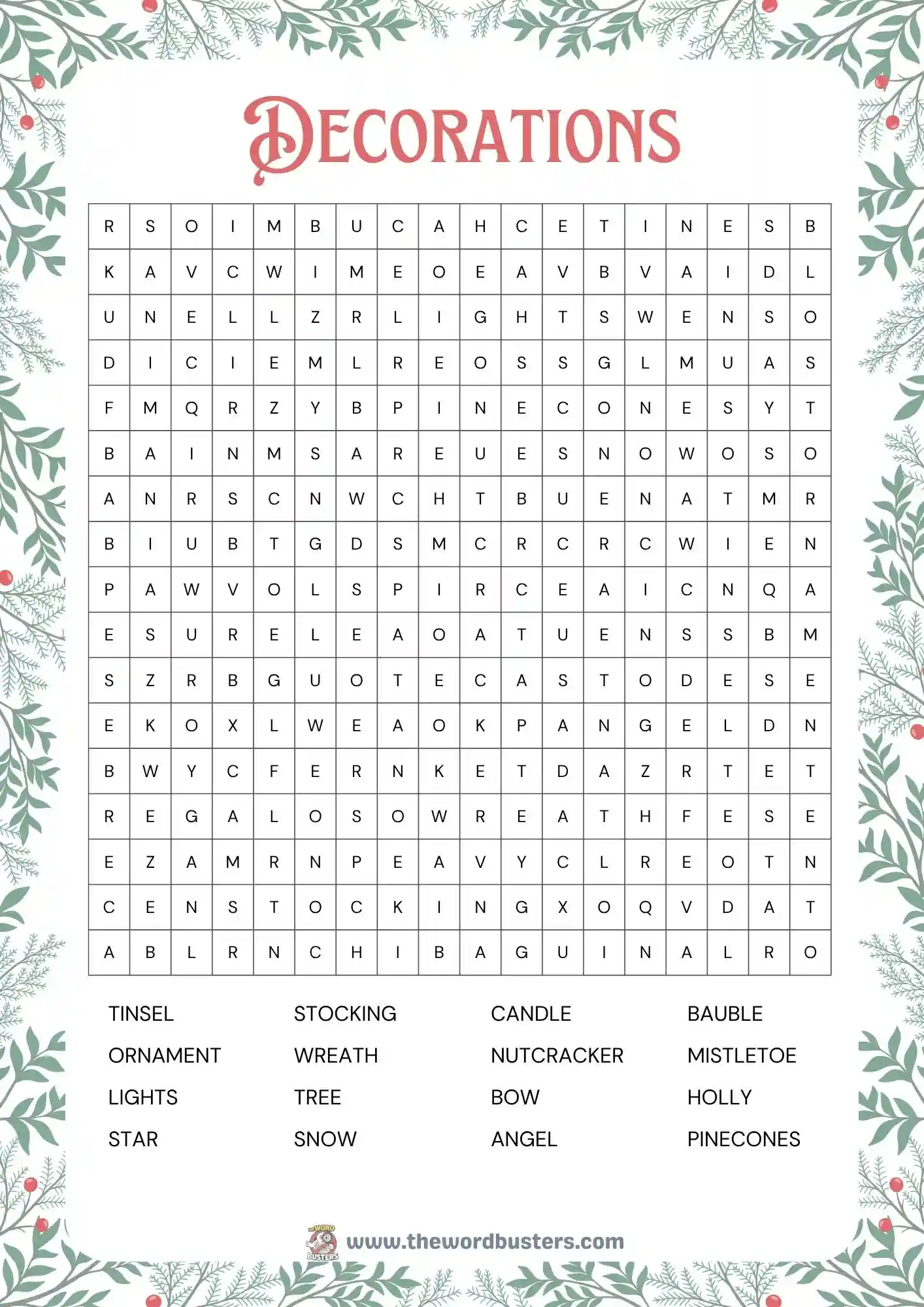 holiday printable word searches holiday printable word searches